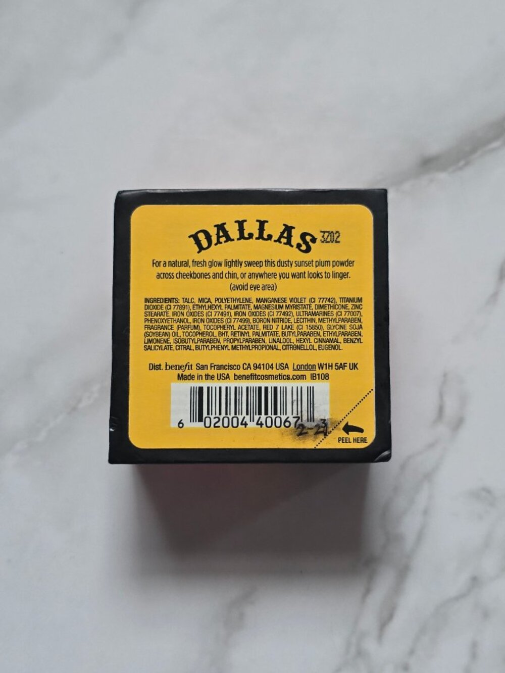 benefit DALLAS Blush Face Powder (0.32 oz.) OLDER VERSION - Picture 5 of 6